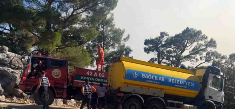 Bağcılar Belediyesi ekipleri, Manavgat'ta yangın söndürme çalışmalarına destek oluyor