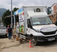 Bozkurt'ta selden etkilenen hayvanların bakımını “mobil veteriner” yapıyor