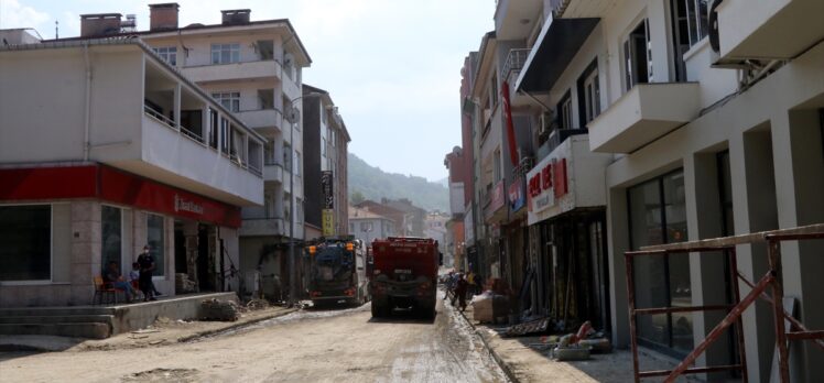 Bozkurt'taki sel felaketinin 18'inci gününde çalışmalar aralıksız sürüyor