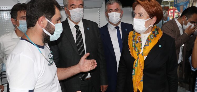 İYİ Parti Genel Başkanı Akşener Kastamonu'da esnafı ziyaret etti: