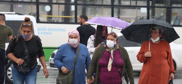 Kayseri'de sağanak etkili oldu