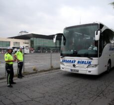 Kayseri'de yolcu otobüsleri denetlendi