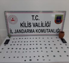 Kilis'te tarihi eser niteliği taşıdığı değerlendirilen 96 sikke ele geçirildi