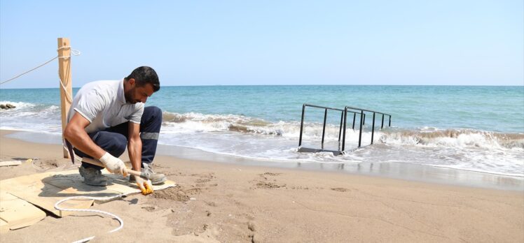 Mersin'de Soli Pompeipolis Parkı'na engelli rampası yapıldı