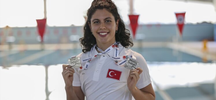 Milli yüzücü Hilal Zeyneb Saraç master kategorisinde dünya rekoru kırmayı hedefliyor: