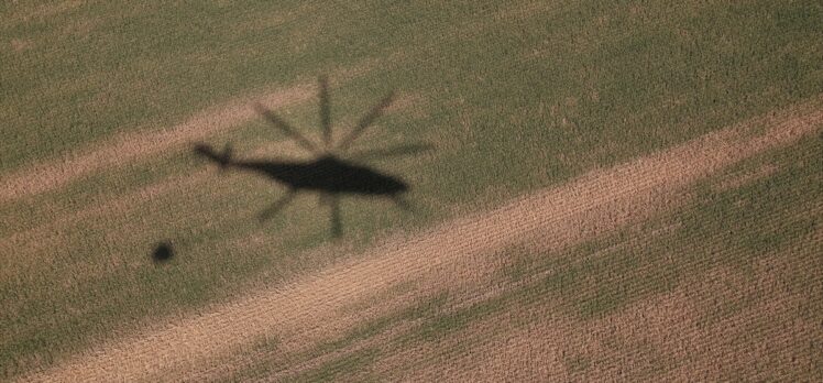 Muğla'da, Belarus'tan kiralanan 15 ton su atma kapasiteli helikopter görevine devam ediyor