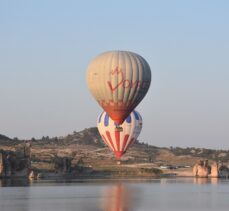 Sıcak hava balonları Büyük Taarruz'un 99. yıl dönümü dolayısıyla Afyonkarahisar semalarında