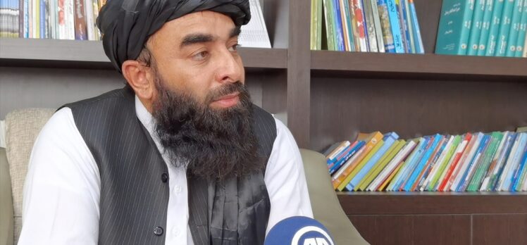 Taliban Sözcüsü Zabihullah Mücahid, AA'ya değerlendirmelerde bulundu: