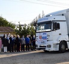 TBMM Başkanı Şentop'un katılımıyla Tekirdağ'dan Kastamonu'ya selzedeler için 3 tır yardım malzemesi gönderildi