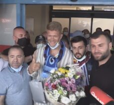 Trabzonspor'un transfer görüşmeleri yaptığı Andreas Cornelius kente geldi