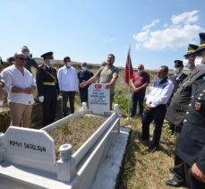 Tunceli'de 34 yıl önce şehit olan İsrafil Yıldız'ın silah arkadaşlarından Zafer Bayramı'nda anlamlı ziyaret