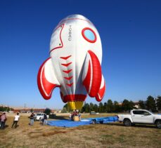 “Uluslararası 2. Kapadokya Balon Festivali” için Nevşehir'de üretilen “roket balon”un test uçuşu yapıldı