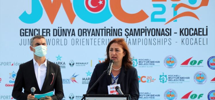 2021 Dünya Gençler Oryantiring Şampiyonası'nın açılış töreni Kocaeli'de yapıldı