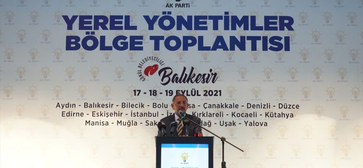 AK Parti Genel Başkan Yardımcısı Özhaseki, AK Parti Yerel Yönetimler Bölge Toplantısı’nda konuştu: