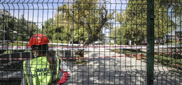 Ankara Güvenpark'ta göçük meydana geldi