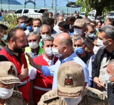 Ayancık'taki sel felaketinde hayatını kaybedenler için mevlit okutuldu