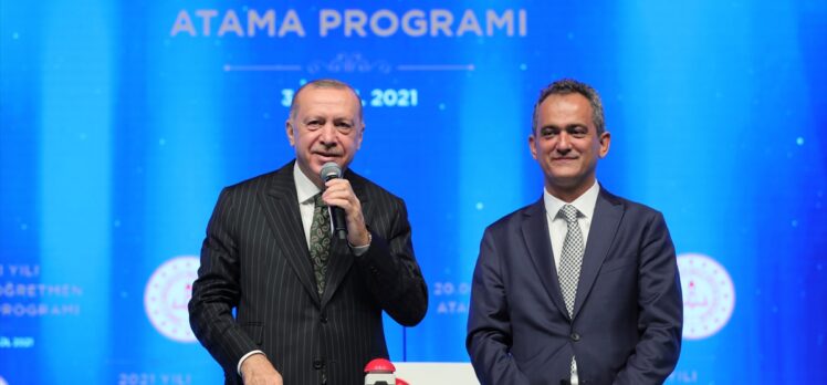 Cumhurbaşkanı Erdoğan, 2021 yılı Öğretmen Atama Töreni'nde konuştu: (1)