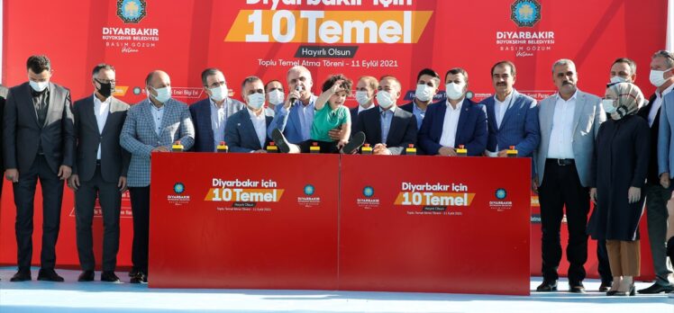 Diyarbakır'da 10 proje için toplu temel atma töreni düzenlendi