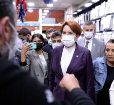 İYİ Parti Genel Başkanı Akşener, Ardahan'da esnafı ziyaret etti