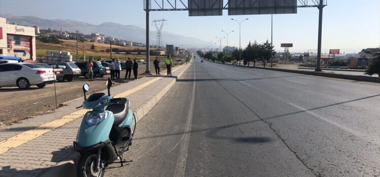 Kahramanmaraş'ta kaldırıma çarpan motosikletin sürücüsü hayatını kaybetti