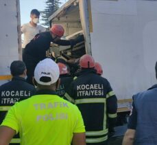 Kocaeli'de zincirleme trafik kazasında 1 kişi yaralandı