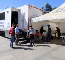 Sağlık ekipleri Erzurum'u “mavi” kategoriye taşımanın sevincini yaşıyor