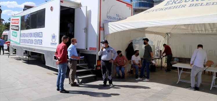 Sağlık ekipleri Erzurum'u “mavi” kategoriye taşımanın sevincini yaşıyor