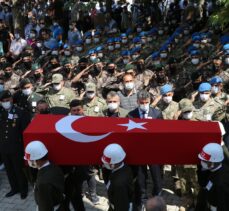 Şehit Piyade Sözleşmeli Er Turgay Abacı, Hatay'da son yolculuğuna uğurlandı