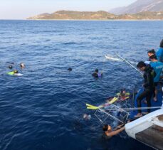 Serbest Dalış Türkiye Şampiyonası Antalya'da devam ediyor