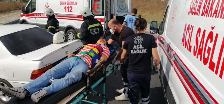 Tekirdağ'da iki otomobilin çarpışması sonucu 1 kişi öldü, 2 kişi yaralandı