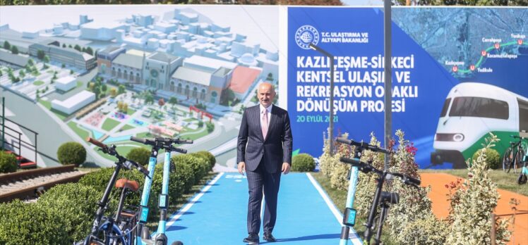 Kazlıçeşme-Sirkeci Kentsel Ulaşım ve Reakreasyon Odaklı Dönüşüm Projesi'nin tanıtımı yapıldı