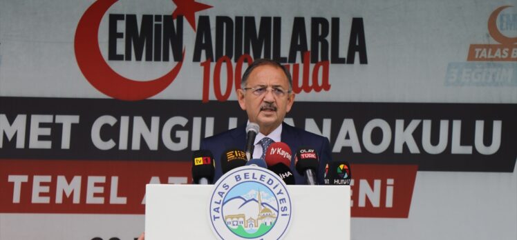 AK Partili Özhaseki, Kayseri'de konuştu: