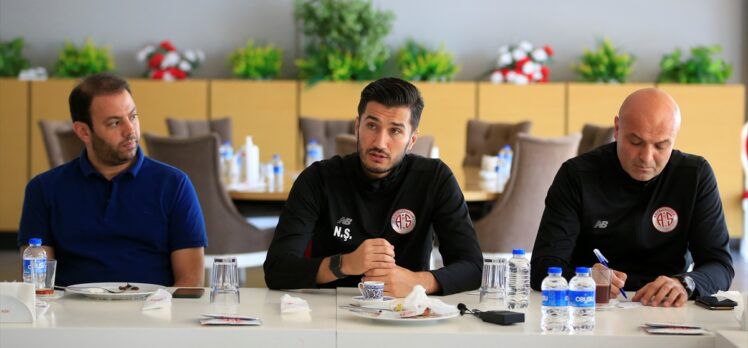 Antalyaspor Futbol Sorumlusu Nuri Şahin, basın toplantısında konuştu: