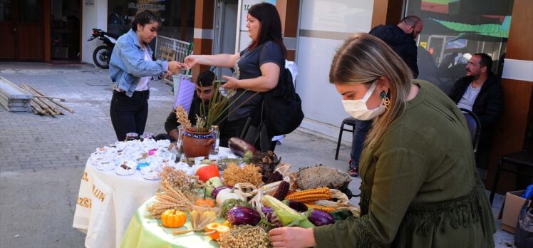 Artvin'de yerel tohumlar halk pazarında vatandaşlar buluştu