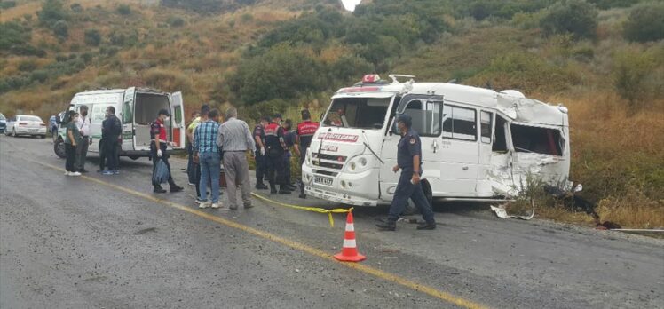 Aydın'da zincirleme trafik kazasında 1 kişi öldü, 6 kişi yaralandı