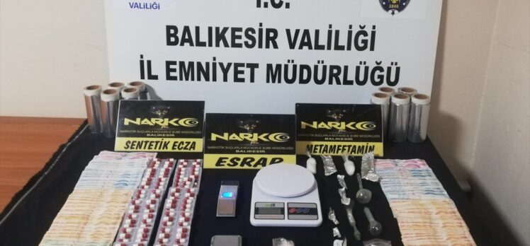 Balıkesir'de uyuşturucu operasyonlarında yakalanan 4 zanlı tutuklandı