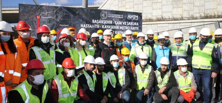 Başakşehir-Kayaşehir metro hattının yüzde 72'si tamamlandı