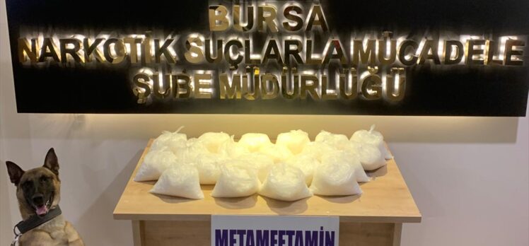 Bursa'da 20 kilogram metamfetamin ele geçirilen operasyonda bir kişi tutuklandı