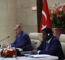 Togo Cumhurbaşkanı Gnassingbe Cumhurbaşkanı Erdoğan ile ortak basın toplantısında konuştu: