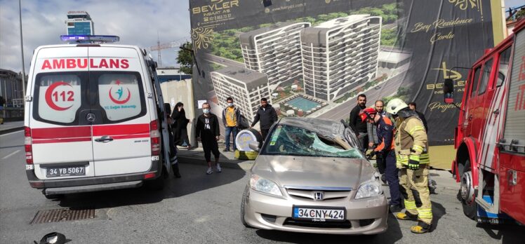 Esenyurt'taki trafik kazasında 1 kişi yaralandı