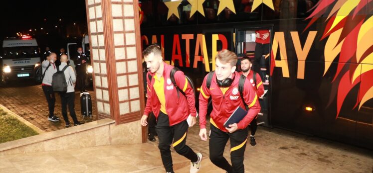 Galatasaray kafilesi Rize'ye geldi