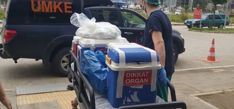 Giresun'da beyin ölümü gerçekleşen kişinin organları 6 hastaya umut oldu