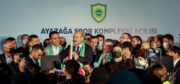 İçişleri Bakanı Soylu, Ayazağa Spor Kompleksi açılışında konuştu: