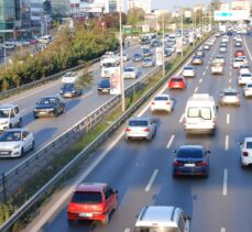 İstanbul'da trafik yoğunluğu yaşanıyor