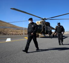 Kayseri'de jandarmadan 4 bin 94 kilometrelik yol ağında helikopter destekli trafik denetimi