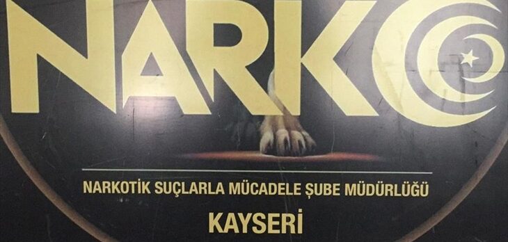 Kayseri'de yolcu otobüsünde 110 gram eroin ele geçirildi