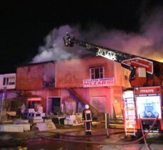 Malatya'da kereste atölyesinde çıkan yangın söndürüldü