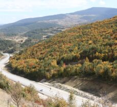 Mudurnu Dağları sonbahar renklerine büründü