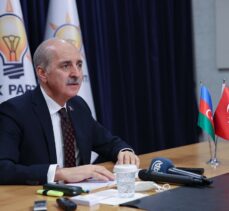 Numan Kurtulmuş, Yeni Azerbaycan Partisi ile düzenlenen çevrim içi konferansta konuştu: