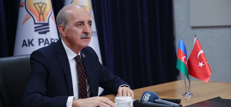 Numan Kurtulmuş, Yeni Azerbaycan Partisi ile düzenlenen çevrim içi konferansta konuştu: